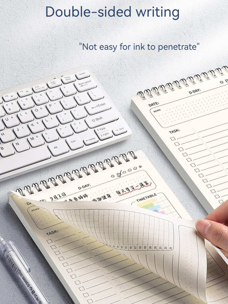 Daily Planner 160 Days Schedule Book Student Travel Planning B5 Notebook