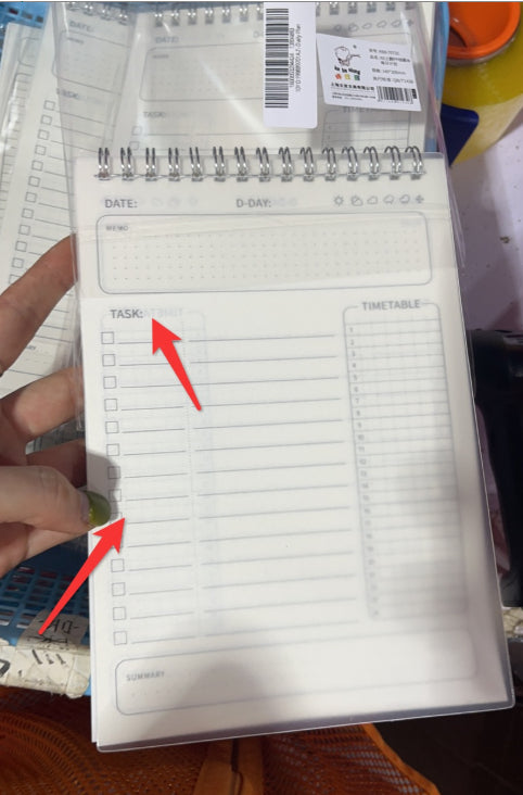 Daily Planner 160 Days Schedule Book Student Travel Planning B5 Notebook