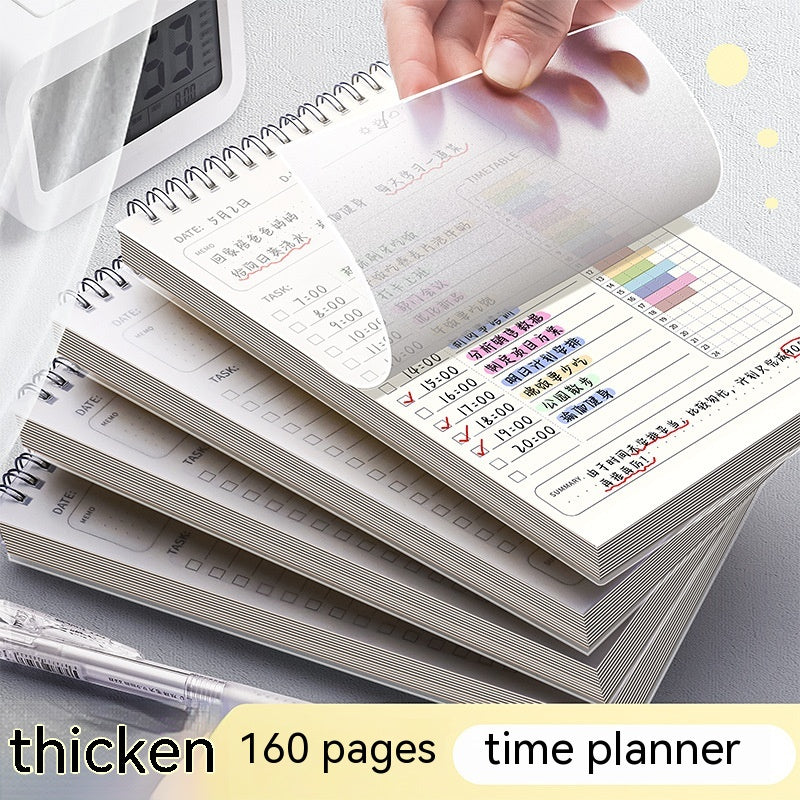 Daily Planner 160 Days Schedule Book Student Travel Planning B5 Notebook